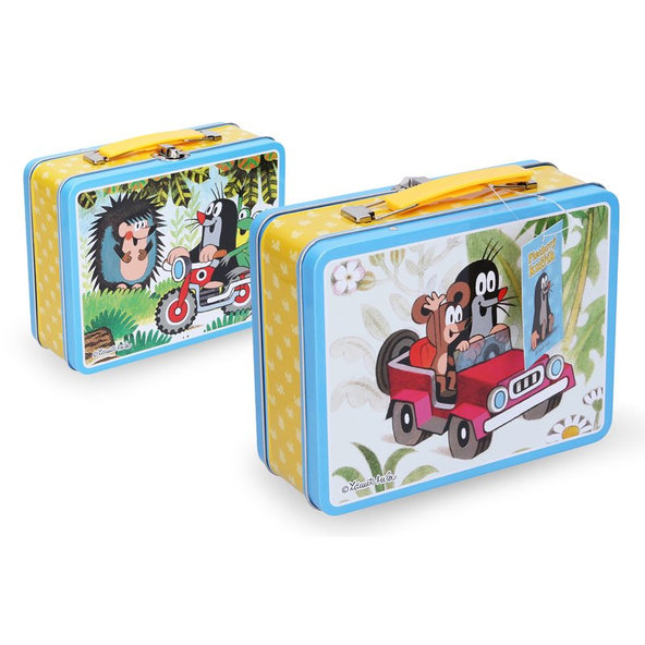 WIKY Kufrík plechový krtko modrý