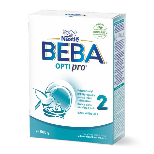 BEBA OPTIPRO® 2 Mlieko následné dojčenské, 500 g​