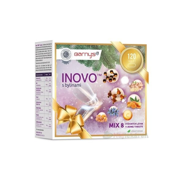 Barny's INOVO s bylinami MIX8, kĺbová výživa, 120 tbl