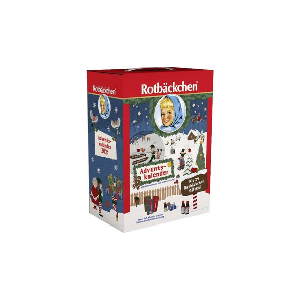 RABENHORST ADVENTNÝ KALENDÁR PRE DETI, 24x125 ml štiav