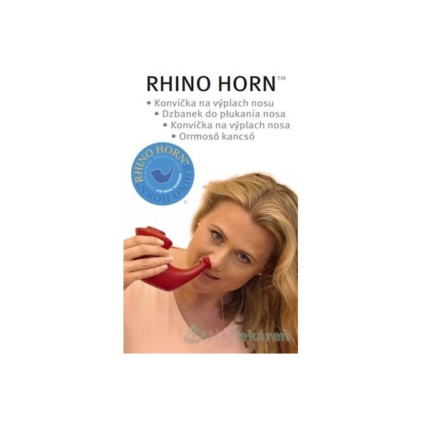 RHINO HORN konvička na výplach nosa červená