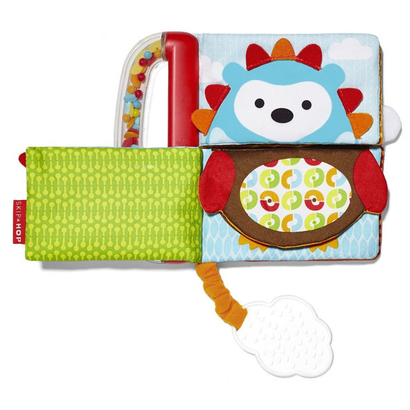 SKIP HOP Hrkálka a knižka 2v1 Explore&More Otoč a zlož 0 m+