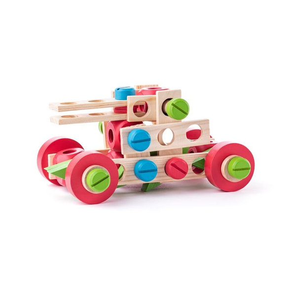 WOODY Stavebnica montážna - konštruktér 100ks