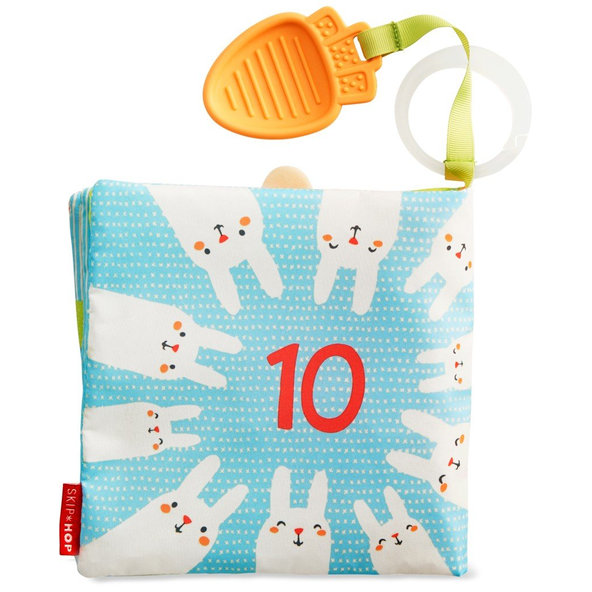 SKIP HOP Textilná edukačná knižka na C krúžku, 0+