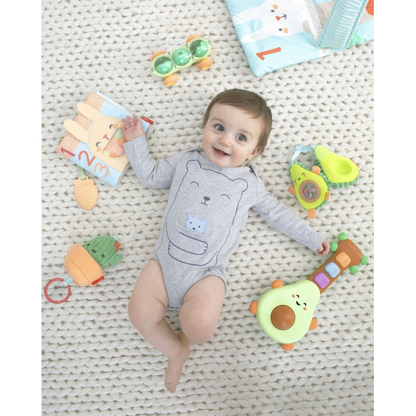 SKIP HOP Textilná edukačná knižka na C krúžku, 0+