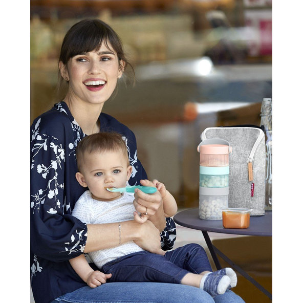 SKIP HOP Lyžičky cestovné skladacie 2ks 3m+