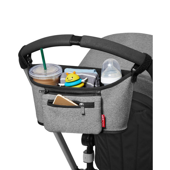 SKIP HOP Organizér na kočík 2v1 šedý