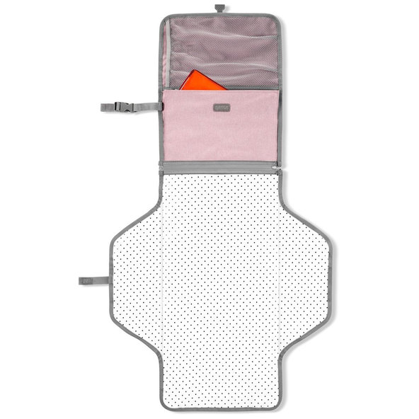 SKIP HOP Podložka prebaľovacia cestovná Pronto 2v1 ružová