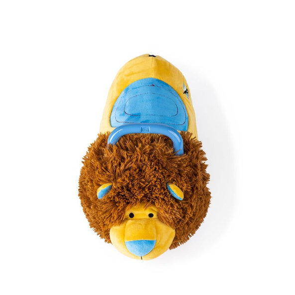 TEDDIES Odrážadlo Funny wheels Rider Ride-On levíček plyšový modrý 12 m +