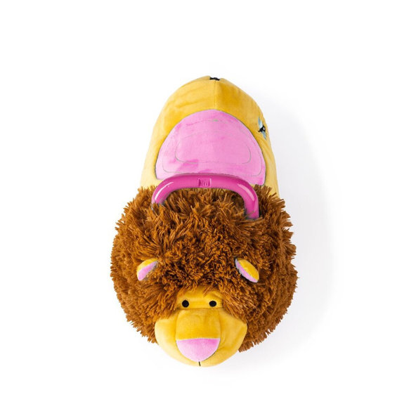 TEDDIES Odrážadlo Funny wheels Rider Ride-On levíček plyšový ružový 12 m +