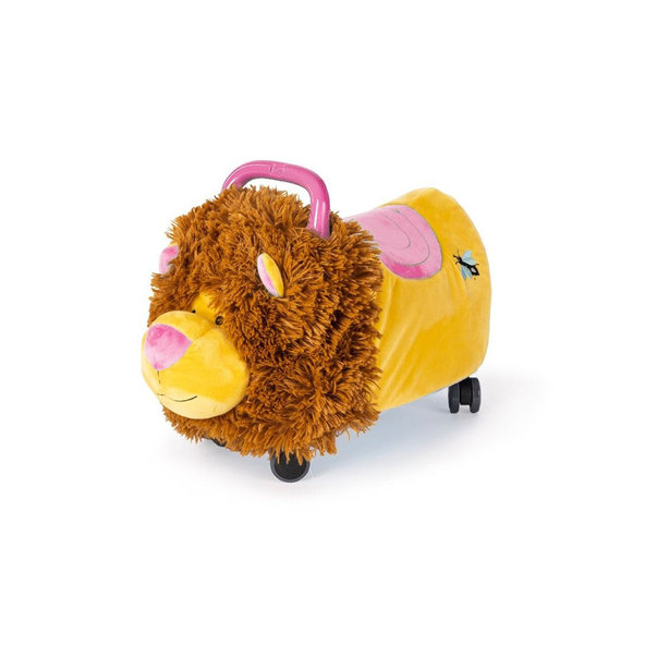 TEDDIES Odrážadlo Funny wheels Rider Ride-On levíček plyšový ružový 12 m +
