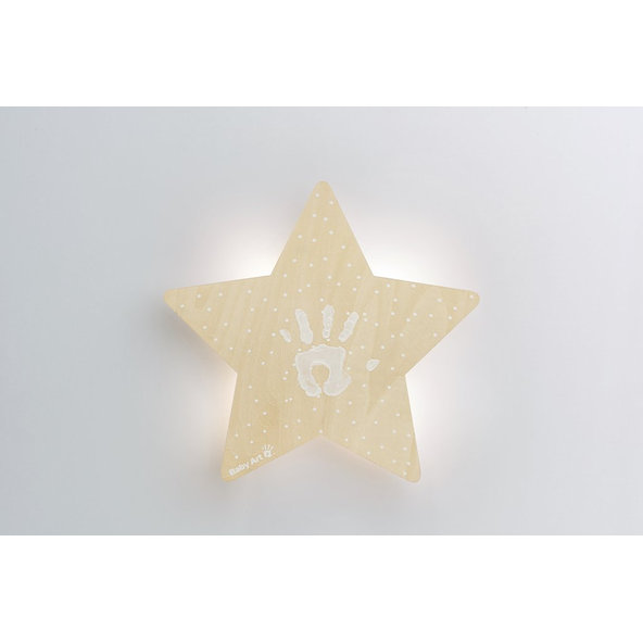 BABY ART Svetielko hviezdička Wall Light with imprint