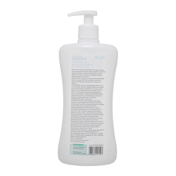 CHICCO Šampón na telo s dávkovačom Baby Moments Relax 93% prírodných zložiek 500 ml