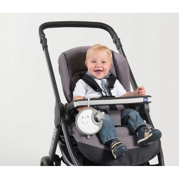 CHICCO Kolotoč nad postieľku a závesná hračka 3v1 Next2Dreams neutral 0m+