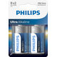 PHILIPS Batérie LR20E2B/10