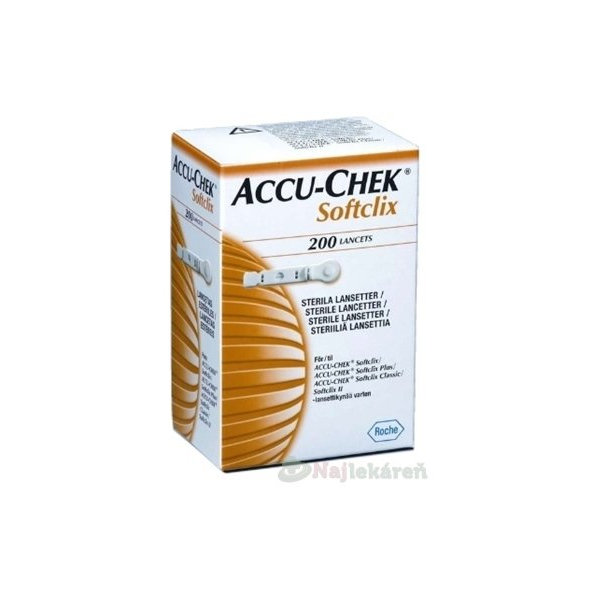ACCU-CHEK® Softclix Lancet 200 lancety do odberového pera 200ks