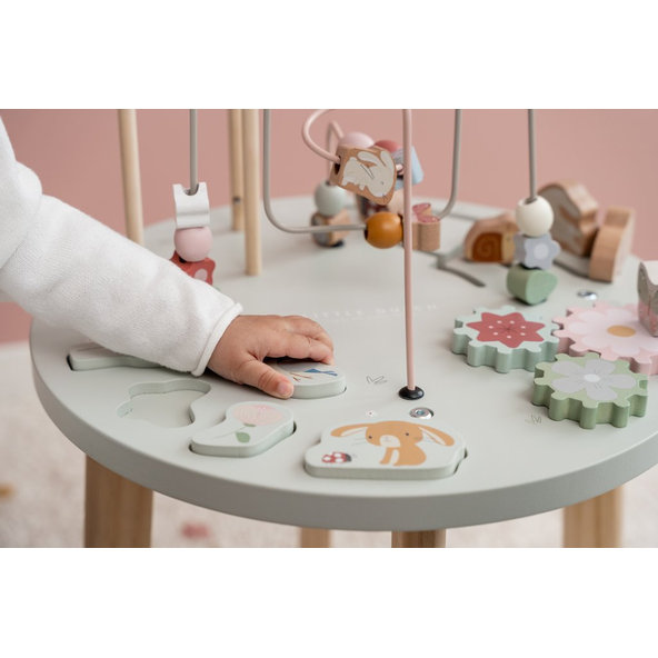 LITTLE DUTCH Stolík s aktivitami Kvety a motýle