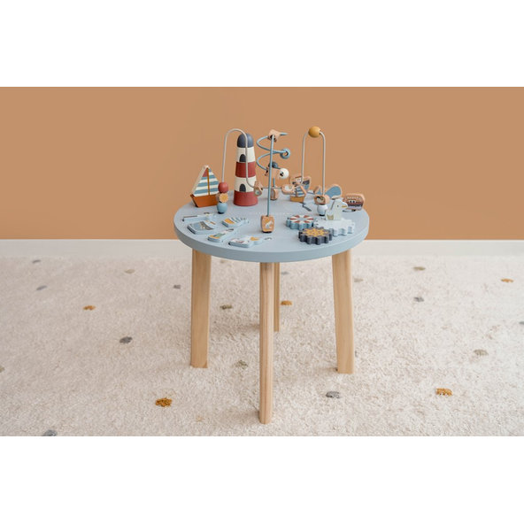 LITTLE DUTCH Stolík s aktivitami Námornícky záliv