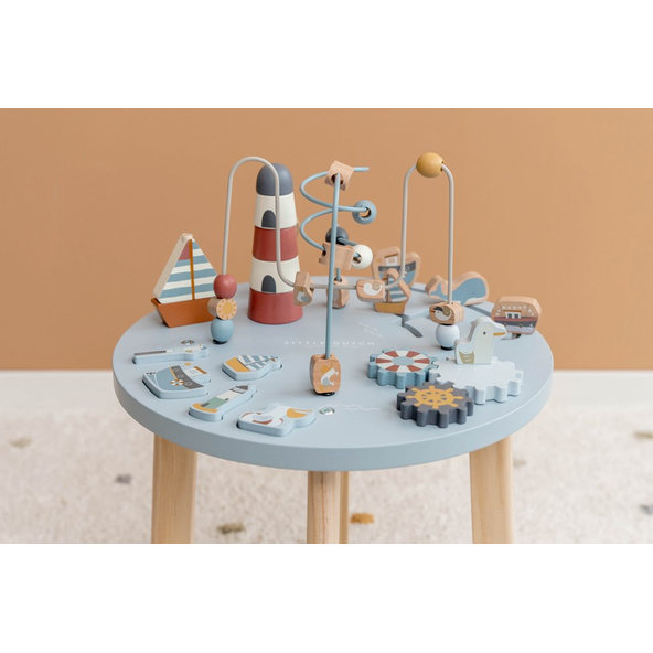 LITTLE DUTCH Stolík s aktivitami Námornícky záliv