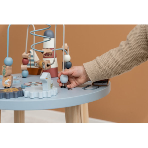 LITTLE DUTCH Stolík s aktivitami Námornícky záliv