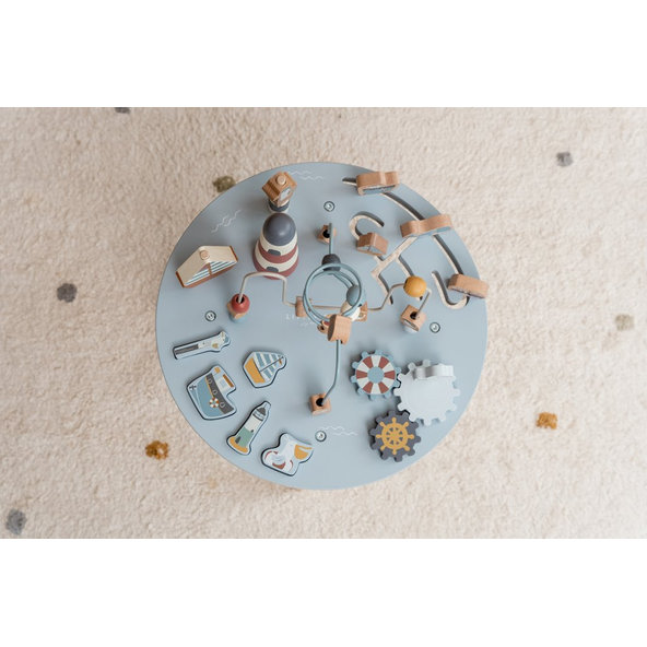 LITTLE DUTCH Stolík s aktivitami Námornícky záliv