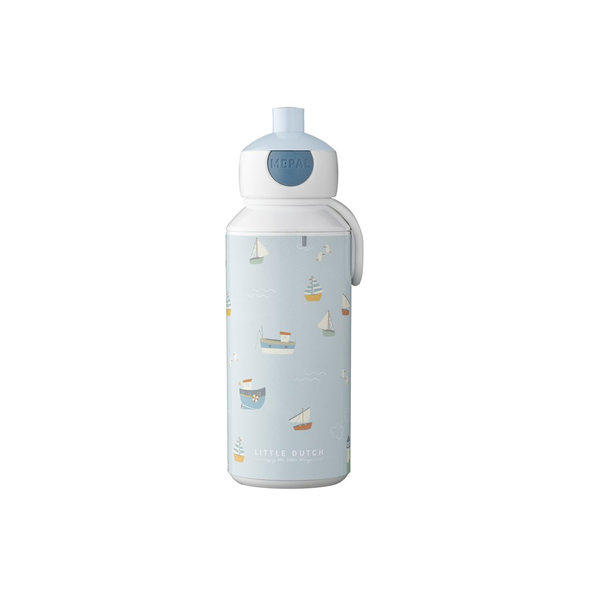 LITTLE DUTCH Desiatový set (fľaša 400ml+box) Námornícky záliv