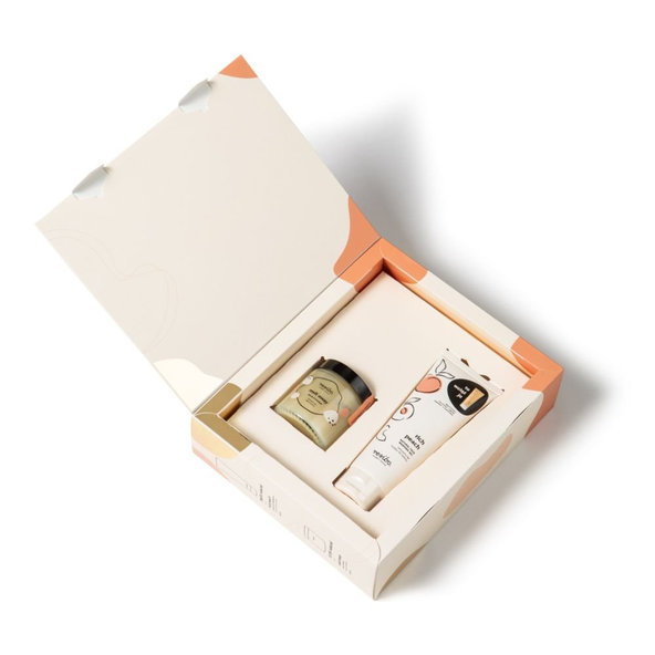 Darčekový set Peach away Resibo 100 ml + 125 ml