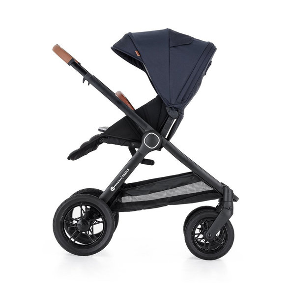 PETITE&MARS Kočík kombinovaný 2v1 Trails Anthracite Blue