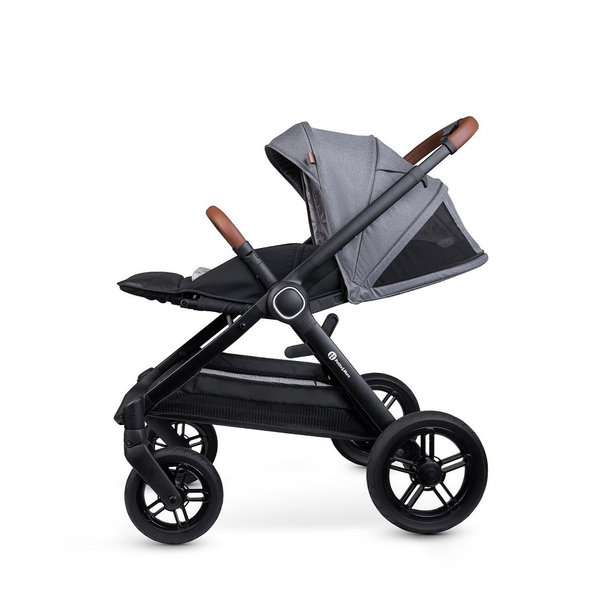 PETITE&MARS Kočík kombinovaný 2v1 Trails Ultimate Grey