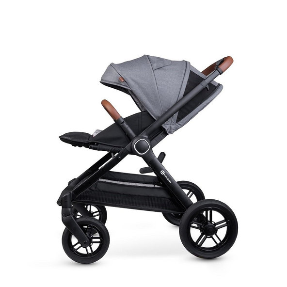 PETITE&MARS Kočík kombinovaný 2v1 Trails Ultimate Grey