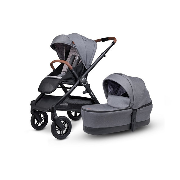 PETITE&MARS Kočík kombinovaný 2v1 Trails Ultimate Grey