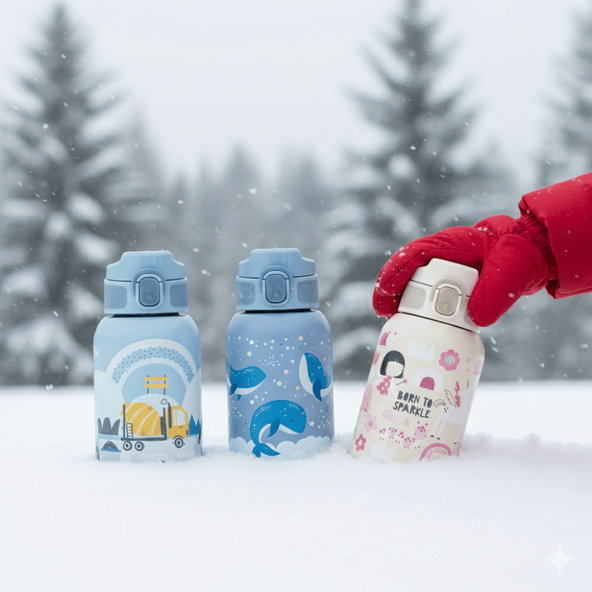 PETITE&MARS nerezová termo fľaša Twinkling Fairy 350 ml 12m+