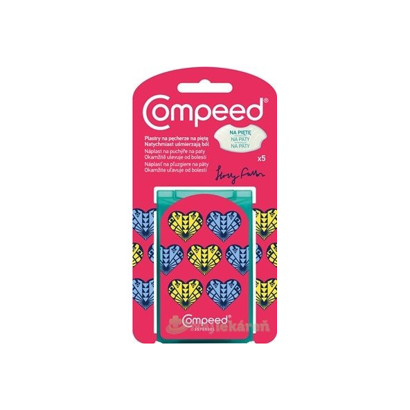 Compeed NÁPLASŤ na pľuzgiere na päty 5ks