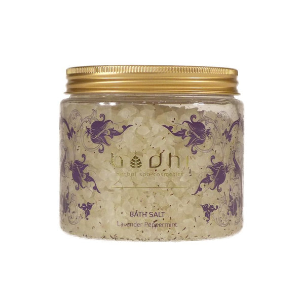 Soľ do kúpeľa Levanduľa a Mäta 100% prírodná Bodhi 500 g