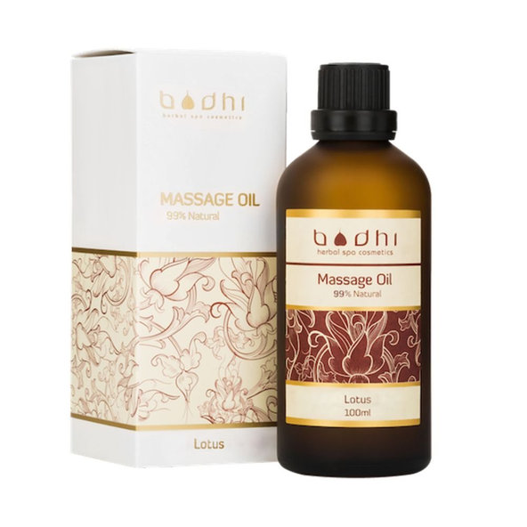 Masážny olej Lotus 100% prírodný Bodhi 100 ml