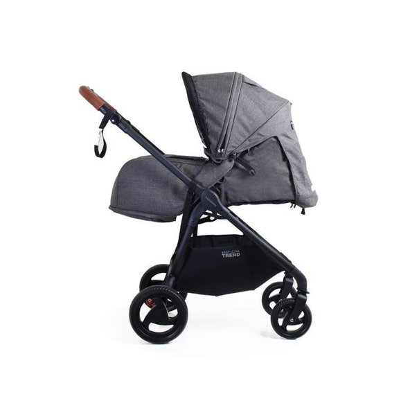 VALCO BABY Kočík kombinovaný Trend 4 Ultra Grey Marle vrátane adaptérov k autosedačke