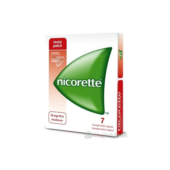 Nicorette invisipatch 10mg/16h náplasti proti fajčeniu 7ks