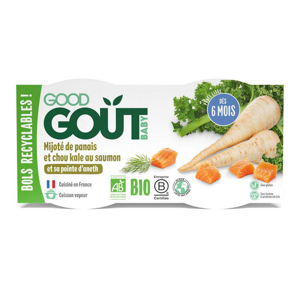 2x GOOD GOUT BIO Losos s kelom a paštrnákom 190 g