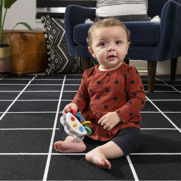 BABY EINSTEIN Tamburína s hrkálkou 3m+