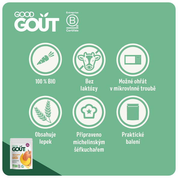 GOOD GOUT BIO Tekvicový tažín s bulgurom 190 g