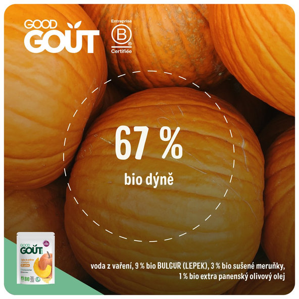 GOOD GOUT BIO Tekvicový tažín s bulgurom 190 g