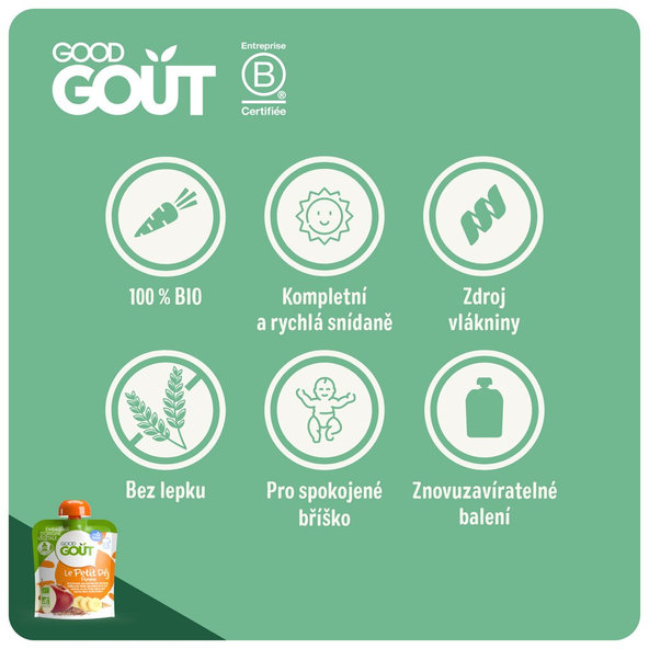 GOOD GOUT BIO Jablkové raňajky 70 g