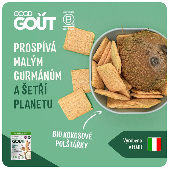 GOOD GOUT BIO Kokosové vankúšiky 50 g