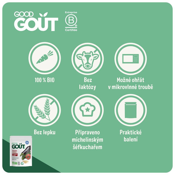 GOOD GOUT BIO Ratatouille s quinou 190 g