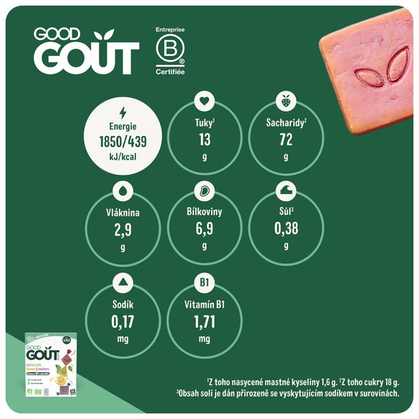 GOOD GOUT BIO Sušienky farby & tvary 80g