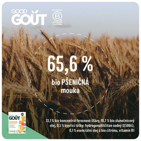 GOOD GOUT BIO Zvieratká citrónové 80g