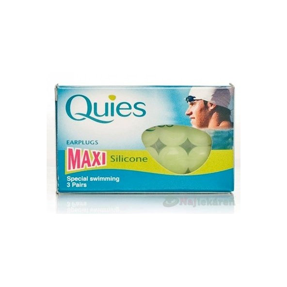 Quies Silikónové chrániče sluchu MAXI