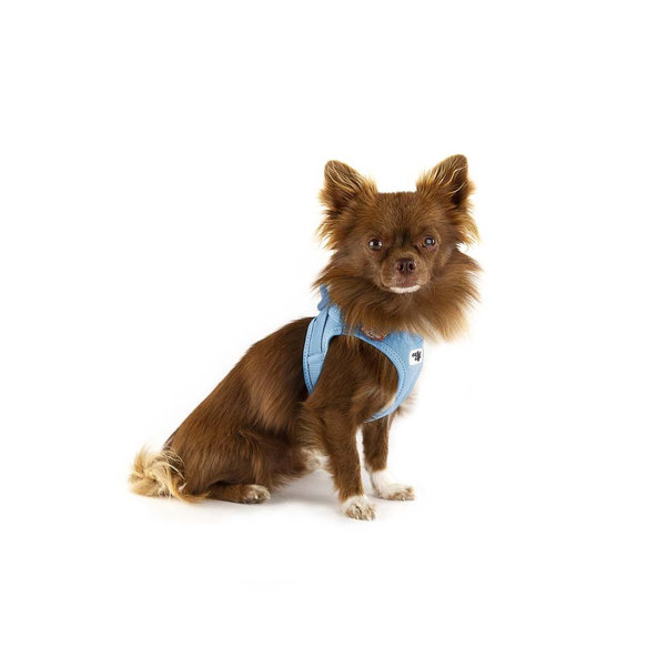 CURLI Postroj pre psov so sponou Air-Mesh Skyblue 2XS,  2-4 kg