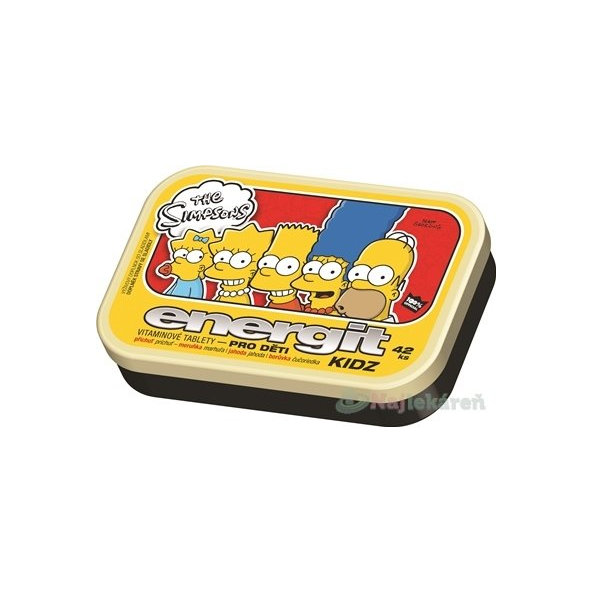 Energit KIDZ príchuť marhuľa,jahoda,čučoriedka 42 ks