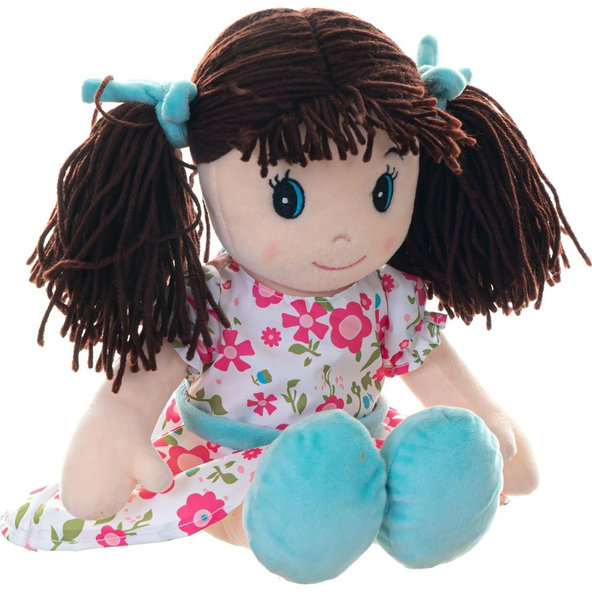 TEDDIES Bábika Ema handrová 40 cm česky hovoriaci a spievajúci